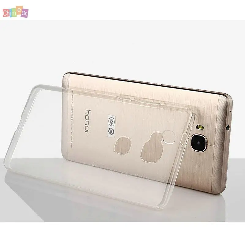 

Clear soft Silicone Mobile Phone Cover Case for Huawei Honor 5X Cellphone Case