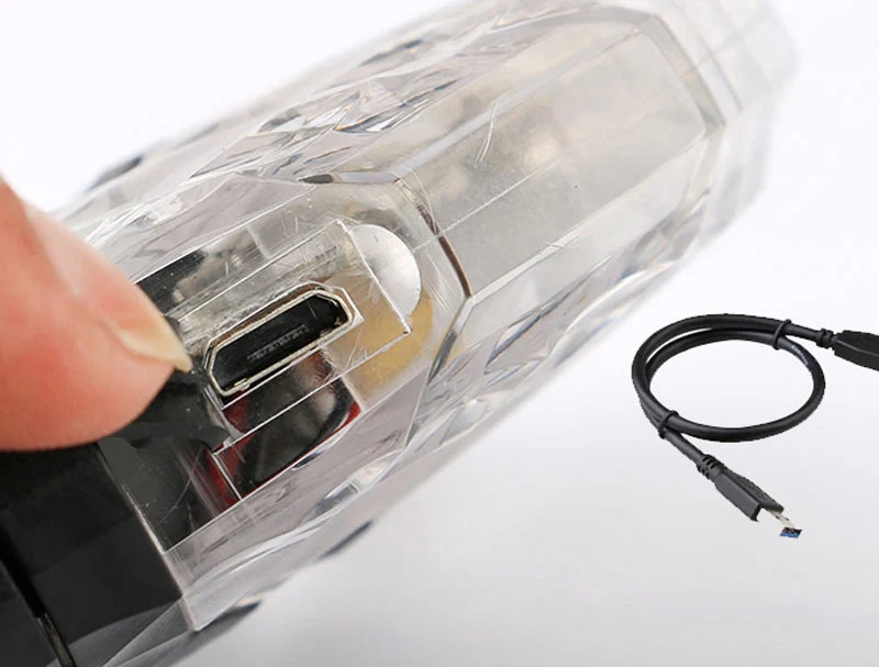 Bicycle Light Waterproof MTB Road Bike Hubs Lights USB Charging Front Rear Spoke Wheel Decoration Safety Cycling Lamp LT0110 (3)