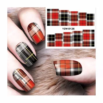 Beautiful Dance Girl Nail Art Charm DIY Watermark Decals Nail Art Sticker NEW Polish Decor 8126
