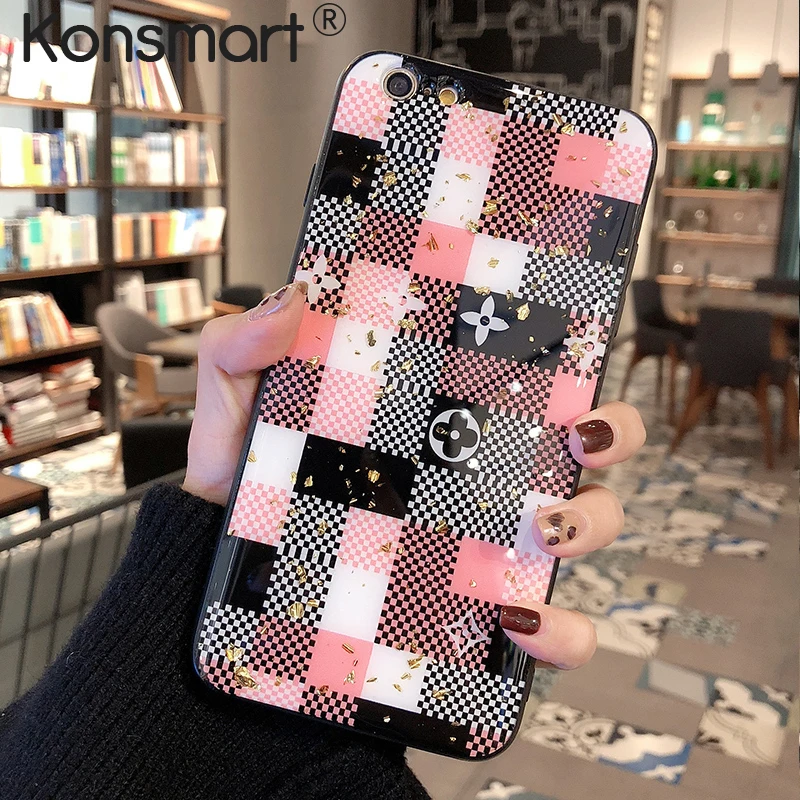 

Luxury Phone Case For Samsung s9 plus Note 9 funda Soft Silicone Cover Case for Samsung s8 plus Note 8 Shockproof Plaid Coque