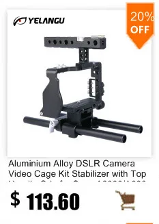 Профессиональный видео DSLR Камера Ручка C Форма Кронштейн Arm Поддержка + ручка для 15 мм Rod DSLR Rig Поддержка системы