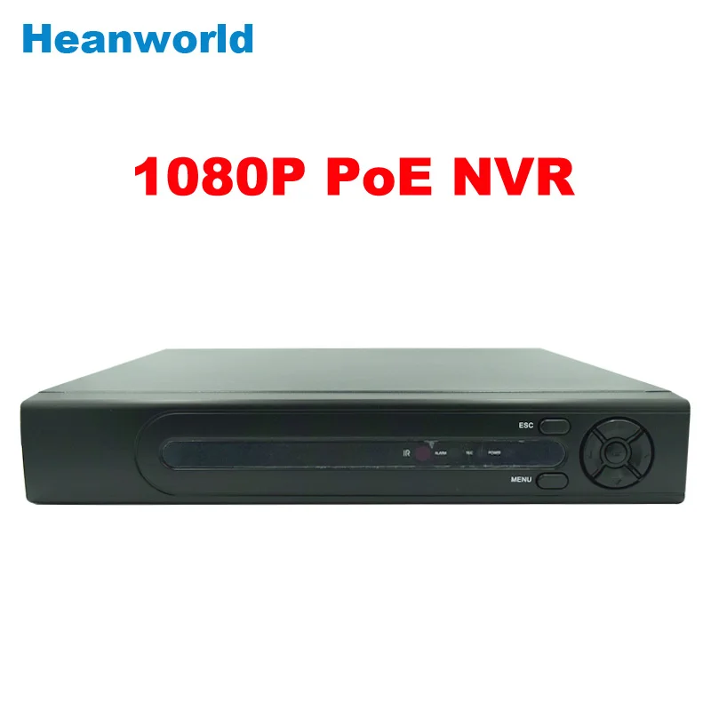 Multi-language 4CH/8CH 1080P POE NVR Onvif Network video recorder with HDMI for HD CCTV IP Camera with 4 Independent PoE port 