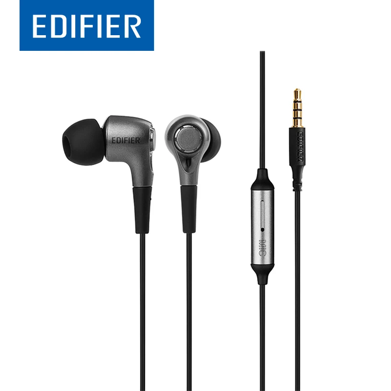 EDIFIER P230 Earphone with Noise Isolation Stereo Bass In-Ear Support Inline Control With Mic For A Mobile Phone | Электроника