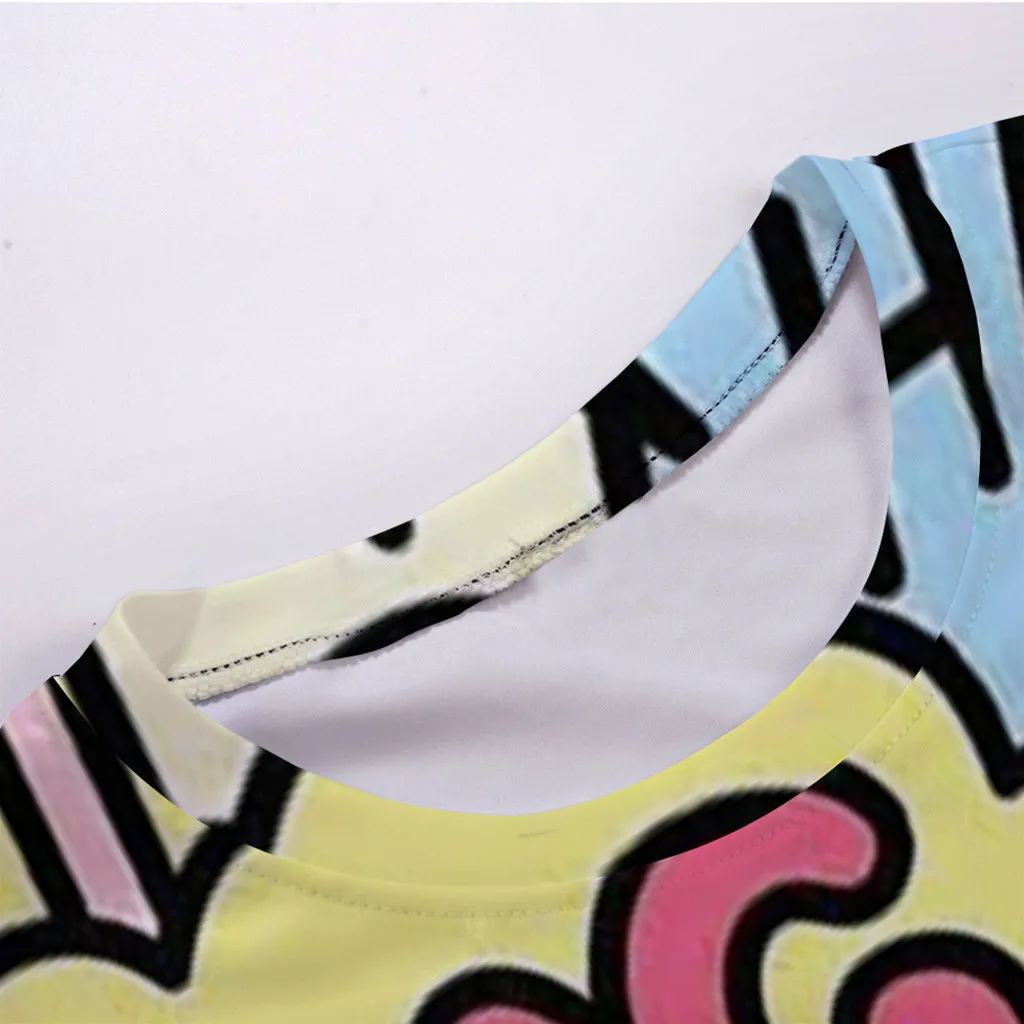 Plus Size T-Shirts 2019 Summer Mens Clothing Letter Splicing PrintShort SleeveTee Top Fitness Tshirts Streetwear Male T-shirts