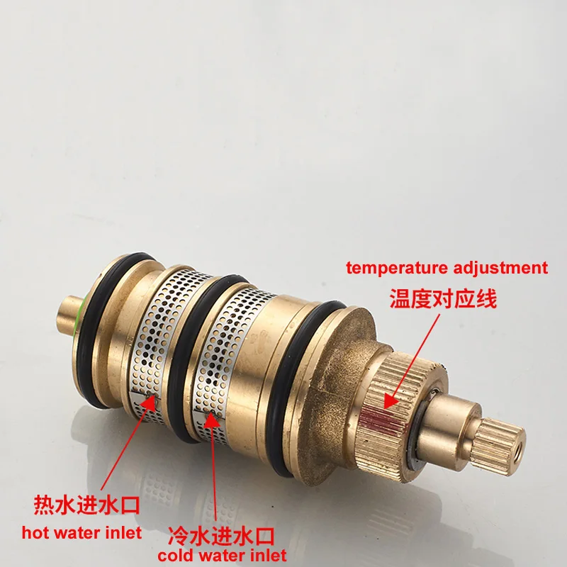 Термостатический клапан кран картридж смеситель для ванны смеситель для душа смесительный клапан регулировка температуры смешивания воды