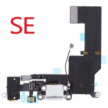 1 шт. для iphone SE usb зарядный порт док-разъем микрофон с гибким кабелем для наушников аудио разъем Запасная часть