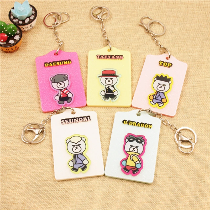 

Youpop Kpop Bigbang Gd G-DRAGON K-pop Gdragon Ring TOP T.O.P Case Bus Card Id Card Sets Entrance Guard Card Sets Hang Rope
