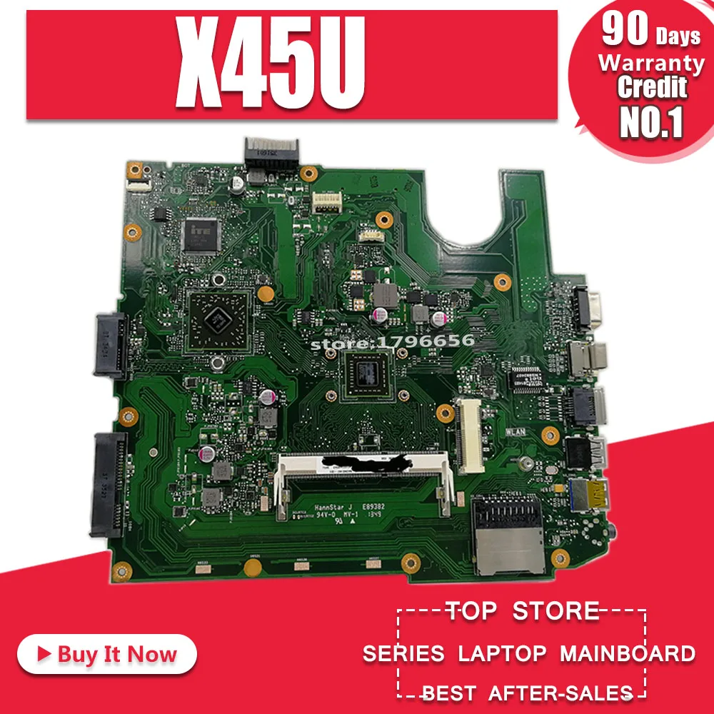 Original para Asus Mainboard com Rev Placa-mãe 60-naomb1401-d01 60-naomb1502-b01 100% Testado Trabalho A45u K45u X45u 2.2 - Imagem 2