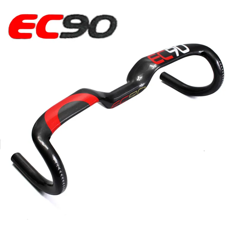 Details about   EC90 Road Bike Drop Bar Carbon Fiber Bicycle Handlebar Bars 31.8*400 420 440mm 