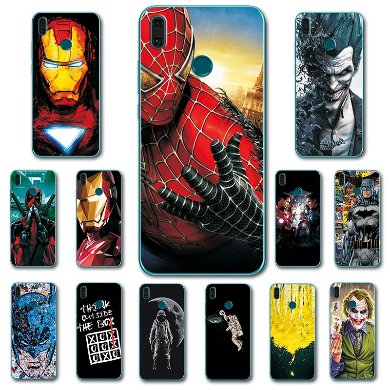 Fashion Back Phone Case For Huawei Y9 2019 6.5'' Cover Silicone Novelty Capa Fundas |