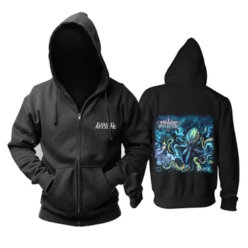 

Bloodhoof FLESHGOD APOCALYPSE band heavy metal Death metal zipper Hoodie Asian Size