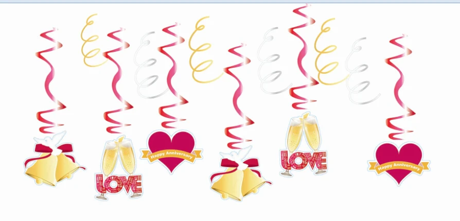 anniversary swirls