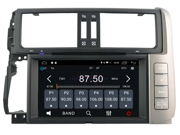 Excellent Eunavi Android 6.0 2 din quad Core Car DVD payer GPS radio For Toyota Prado 150 2010-2013 car multmedia stereo audio wifi 4G 1