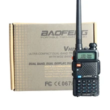 Baofeng UV-5R Walkie Talkie 5W Dual Band Two Way Radio 128CH UHF VHF FM VOX Pofung UV5R ham radio Dual Display free headset