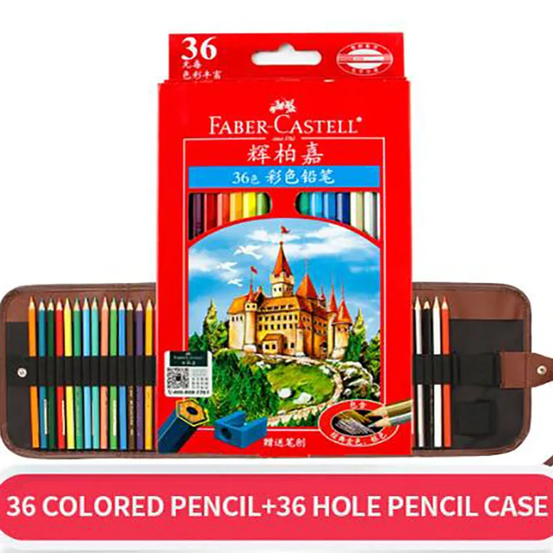 Skup Kolorowy ołówek z torbą profesjonalne malowanie artystyczne kolor oleju pióro z torbą do rysowania szkic szkolne