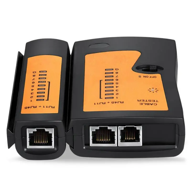 Ingelon اختبار كبل الشبكة أدوات اختبار إيثرنت rj11 كابل شبكة محلية خط الهاتف تستر الجملة rj45 المقتفي netwerk تستر