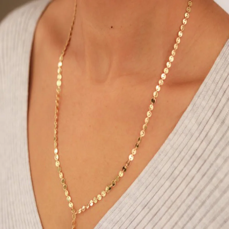 Новая модель, в простом Древе жизни, длинное ожерелье на цепочке, ожерелье с подвеской для женщин LXL039