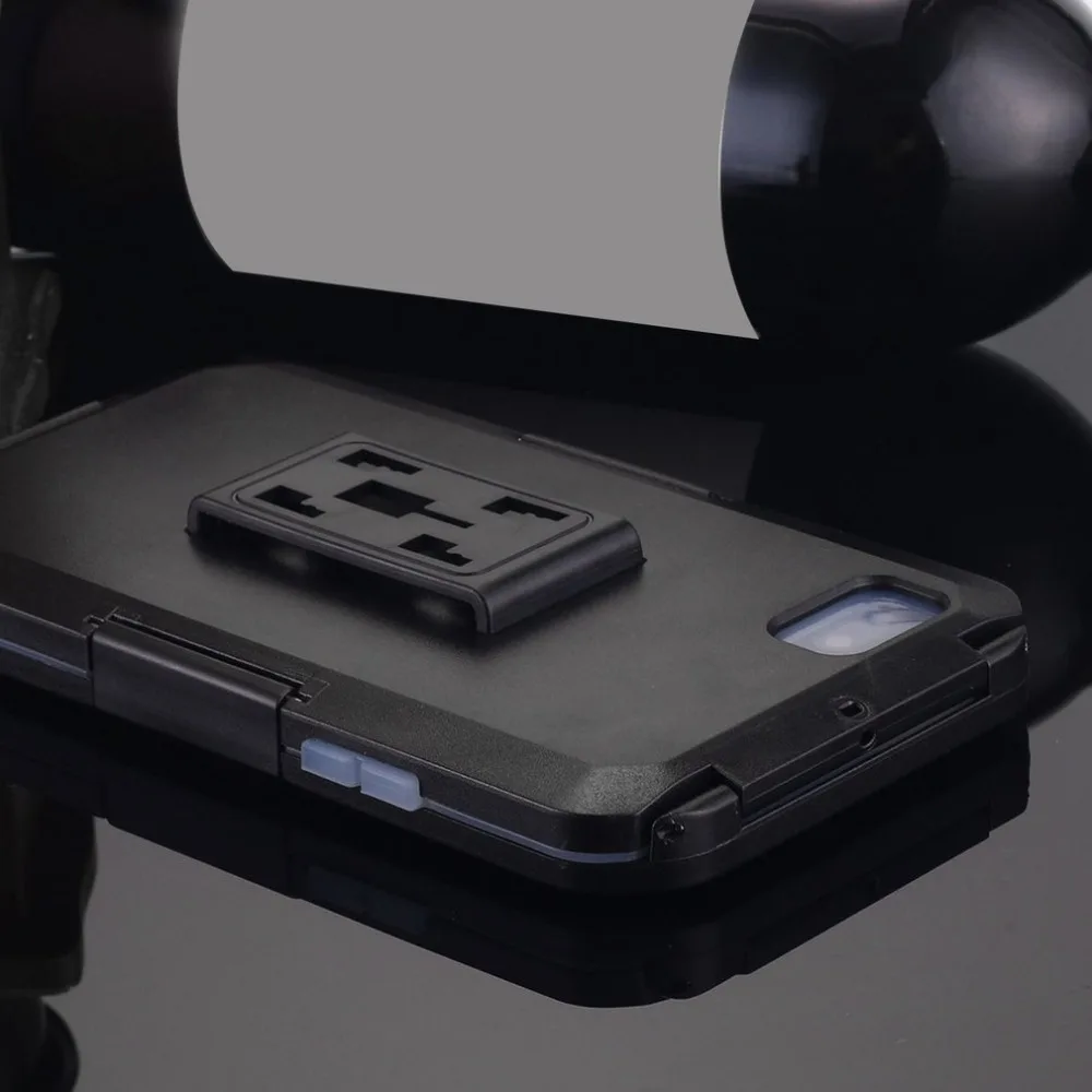 

2 Pcs Waterproof Black Outdoor Cycling Phone Support Phone Case Diving Case For iPhone 7/8