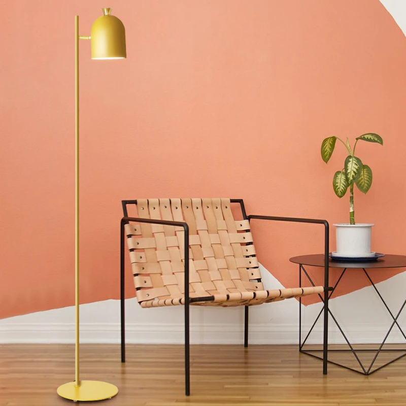 

Creative Lovely Modern Macaroon Color Floor Lamp Romantic Kid's Study Room floor lamp cute children bedroom floor light pink red