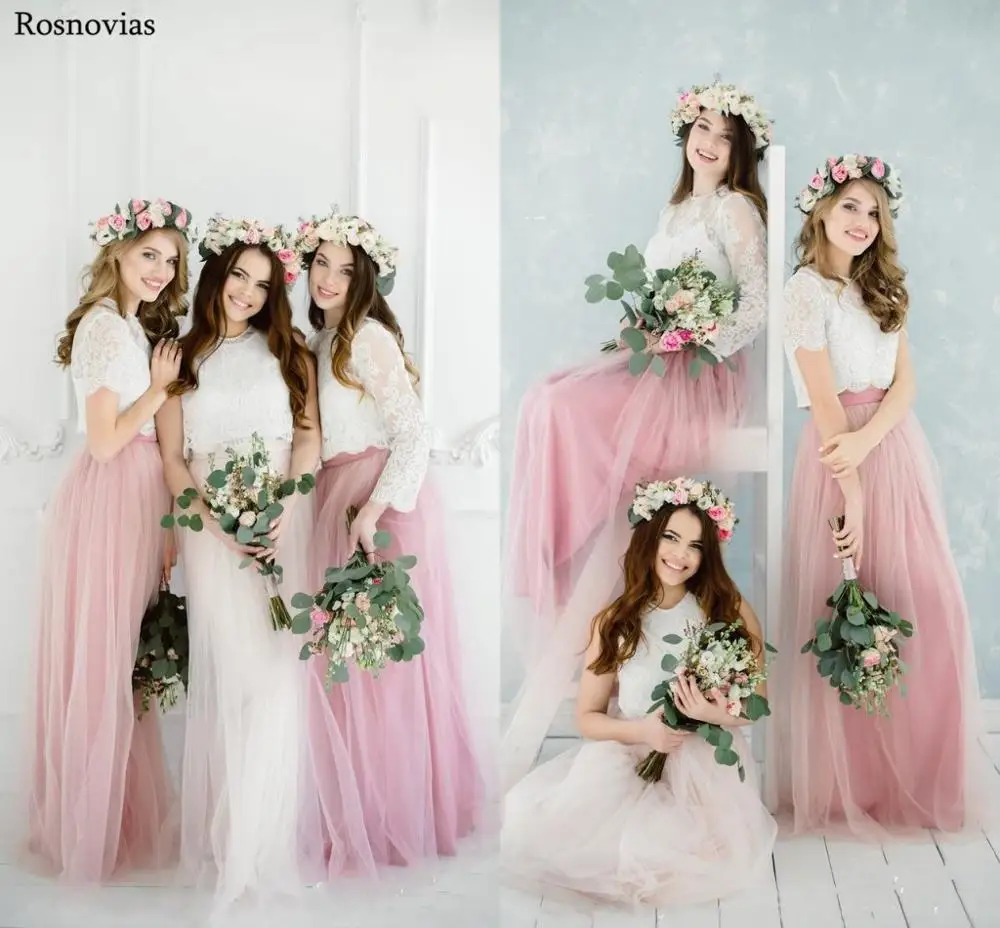 

Customized Bridesmaid Dresses 2020 Floor Length Garden Beach Country Wedding Guest Dresses Maid Of Honor Gowns