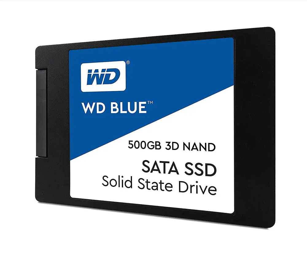 Western Digital Blue SSD interne твердотельный накопитель 250 ГБ 500 ГБ 1 ТБ-SATA 6 Гбит/с 2," WD Blue 3D NAND SATA WDS500G2B0A