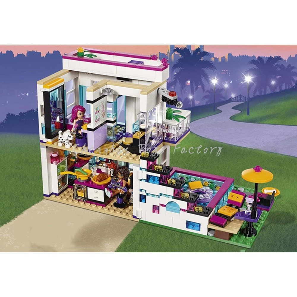 Дом лего френдс с гаражом