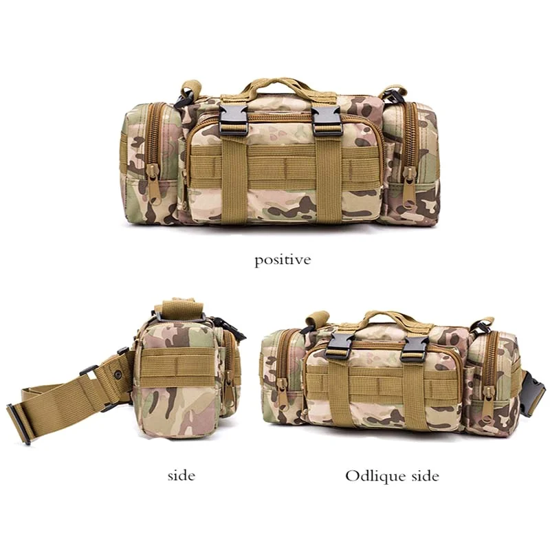 

2019 Multifunctional Outdoor SLR Camera Bag Military Tactical Pockets Handbag Waterproof Nylon Durable Camping Hiking Backpack