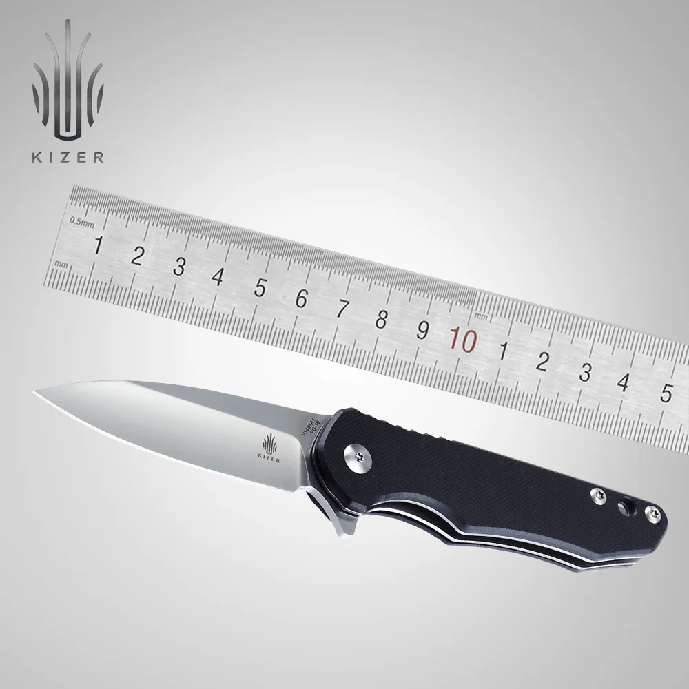Нож kizer для выживания, охотничий нож, высококачественный складной карманный нож для улицы, полезные инструменты для кемпинга - Цвет: V3487A1