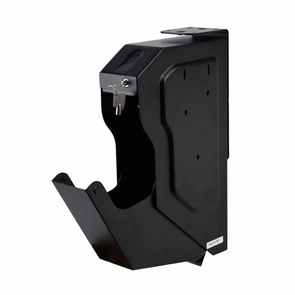 

Biometric Fingerprint Safe Box Cold-rolled Steel Security Gun Strongbox Portable Key Valuables Jewelry Storage Box