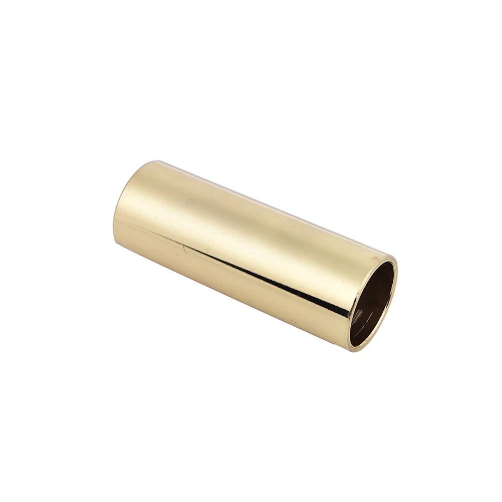 Metal Guitar Slider Finger Knuckle String Slides Cylinder Tube Golden 7