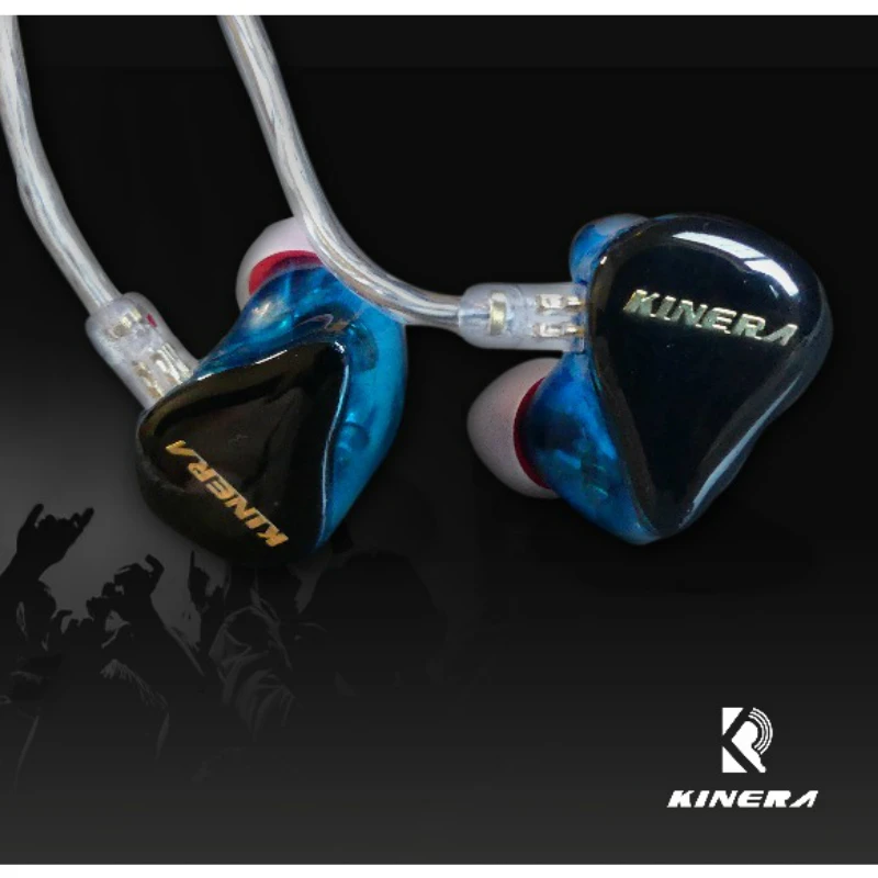Оригинальный KINERA H3 Hybrid 1 Динамический драйвер + 2 арматура In Ear Monitor наушники