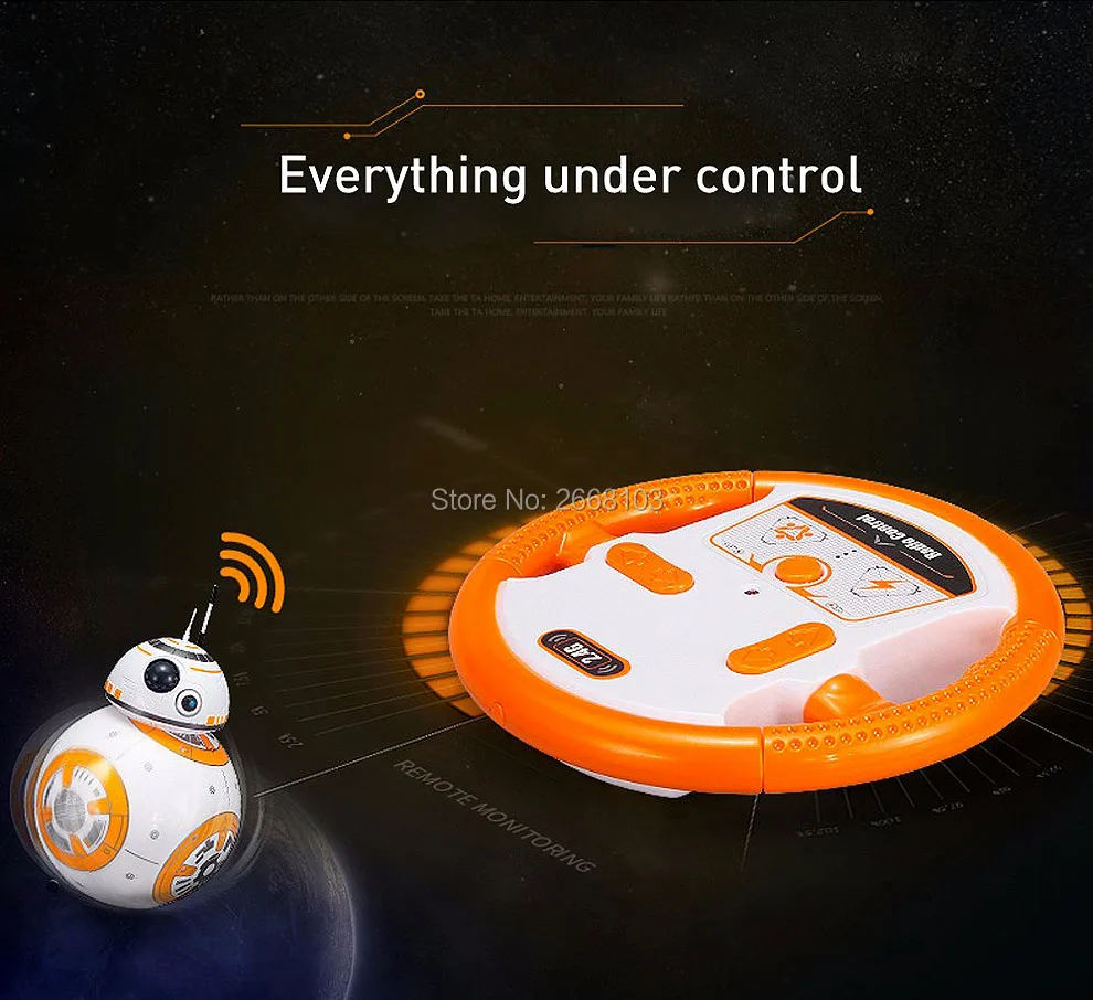 Быстрая BB-8 мяч 20,5 см Звездные войны RC BB 8 Droid робот 2,4G пульт дистанционного управления BB8 Интеллектуальный робот фигурка модель игрушки