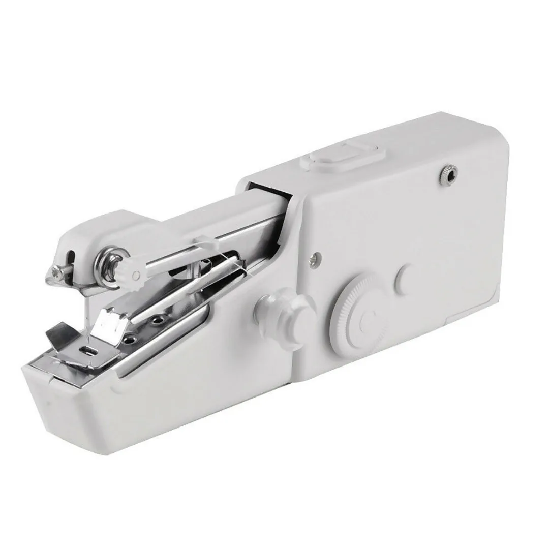 

New Mini Portable Electronic Sewing Machine Travelling Handheld Sewing Machine Safety Easy Home Clothes Fabrics Sewing Tool