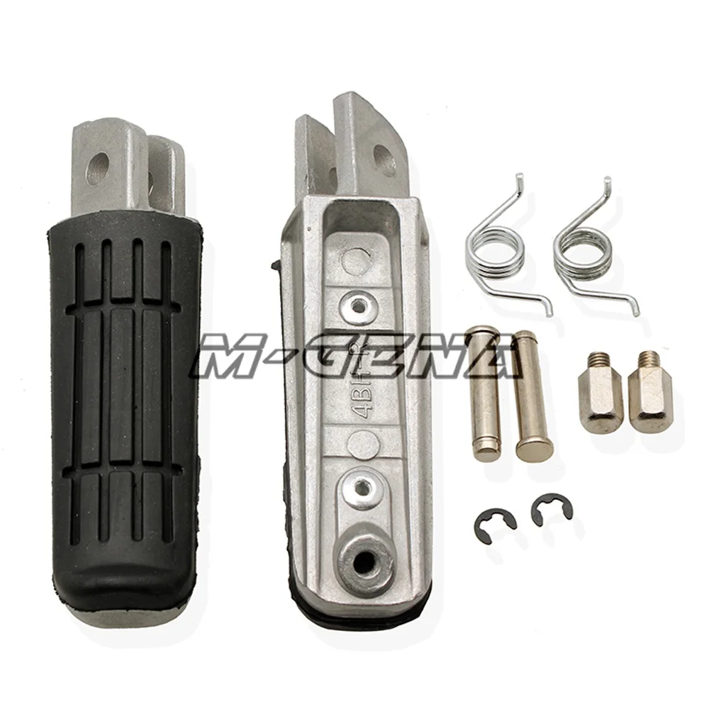 Front Foot Pegs Rests Pedals Footpegs for Yamaha FZ6 Fazer FZR600 FZS600 XJ600 Front Foot Pegs Rests Pedals Footpegs for Yamaha FZ6 Fazer FZR600 FZS600 XJ600