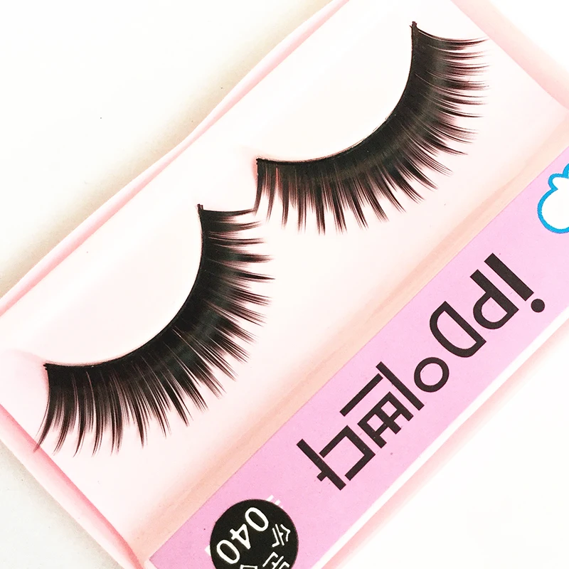 1 Pair Women Cross Fake Eye Lashes for Beauty Reusable Natural Makeup Tools False Eyelashes Handmade Short | Красота и здоровье