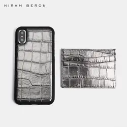 Хирам Beronmens дизайнер женские кошельки роскошные серебряные крокодил узор из коровьей кожи на заказ имя услуги челнока