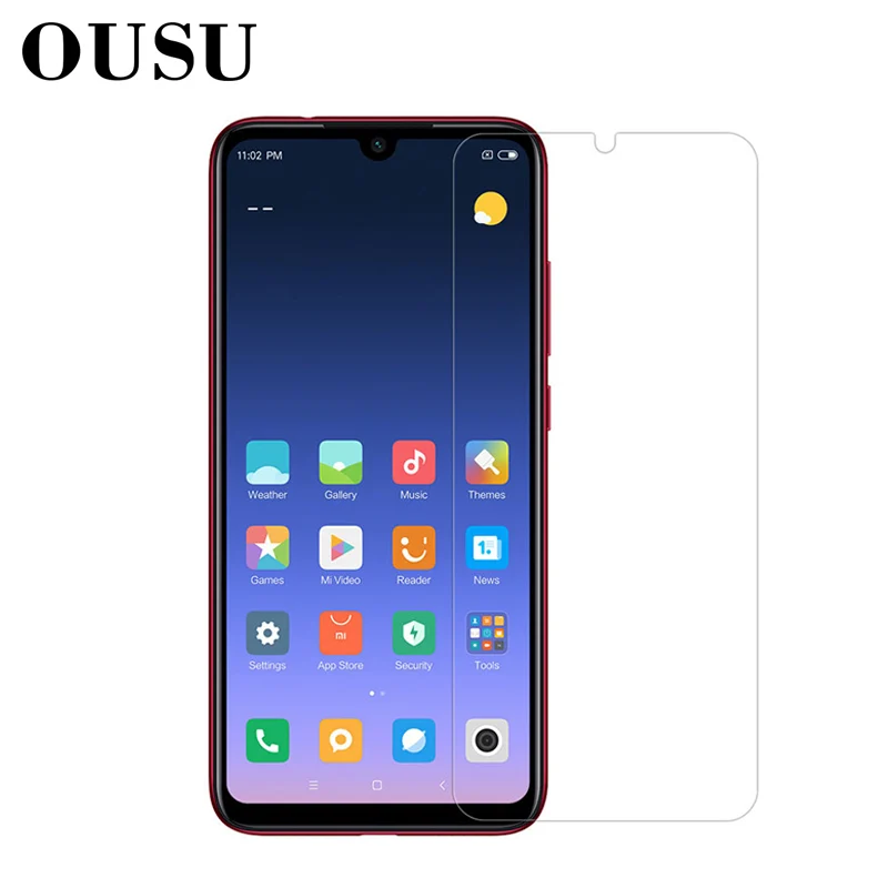 OUSU Phone Screen Protector Full Coverage Anti-blueray Glass Film For xiaomi mi 9 Scratch Proof Tempered redmi 4x | Мобильные