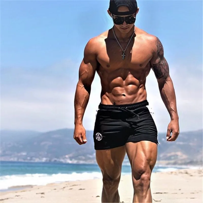 

New Summer Men Beach Shorts Quick Dry Swim Surfing Beach Shorts Male Sport Gym Swimwear Men's Board Short