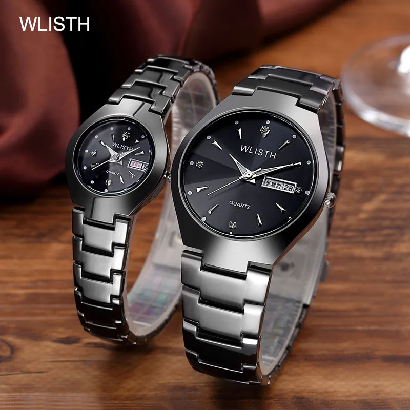 Lovers Watch Luxury Brand Quartz Wrist Watches for Men and Women New Alloy Business Watches Unisex Casual Couple Quartz Watches