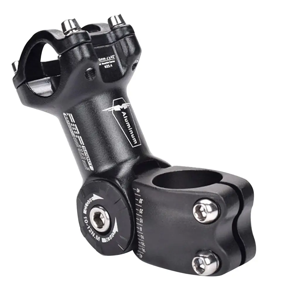 

High-Strength Lightweight Adjustable Bicycle Stem Riser 25.4/31.8mm Stem For Road City Bike Bicycle Cycling Part