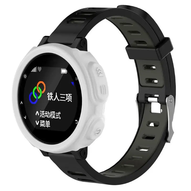 ALLOYSEED 8 цветов сменный силиконовый защитный чехол для Garmin Forerunner 235 735XT спортивные часы