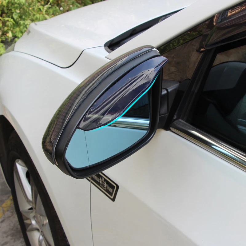 

2 pcs/lot Car Rear view Mirror sticker rain eyebrow for Mitsubishi asx lancer 9 10 outlander pajero l200 accessories