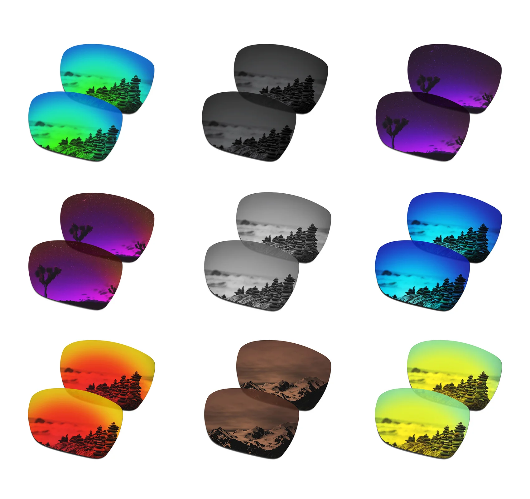 

SmartVLT Polarized Replacement Lenses for Oakley Dispatch 1 Sunglasses - Multiple Options
