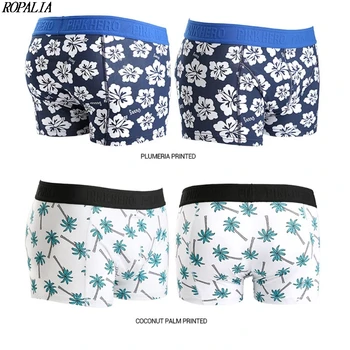 

Men Fashion Stretch Breathable Boxers Men's Printed Underwear Soft Boxer