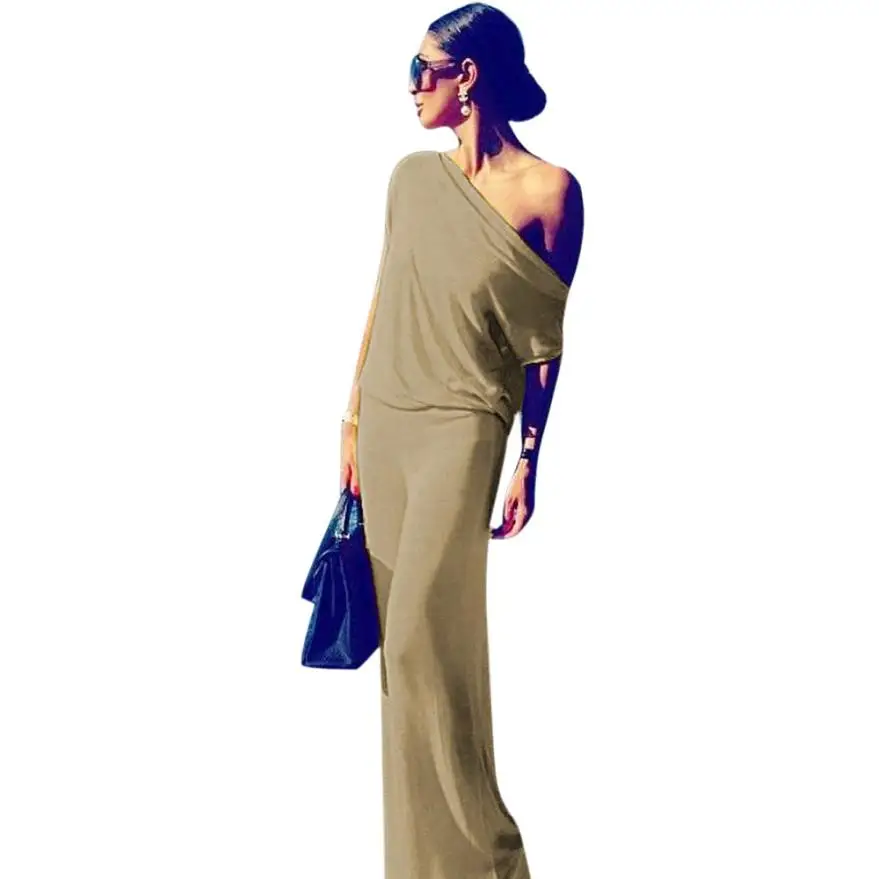 Fantastic 2016 new arrival one piece Solid Color pattern Oblique long font b Dress b font