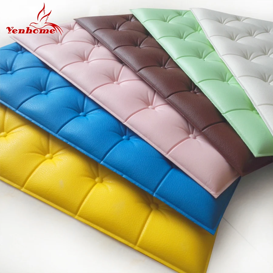 

18MM Thick 3D Wall Panels DIY Kids Wall Sticker Waterproof Self adhesive Wallpaper Home Decor For Living Room Bedroom Wall Decor