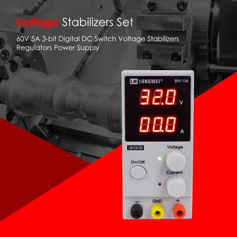 

60V 5A 3-bit Digital DC Switch Voltage Stabilizers Regulators Power Supply Power Supply for DAC Tube Preamplifier