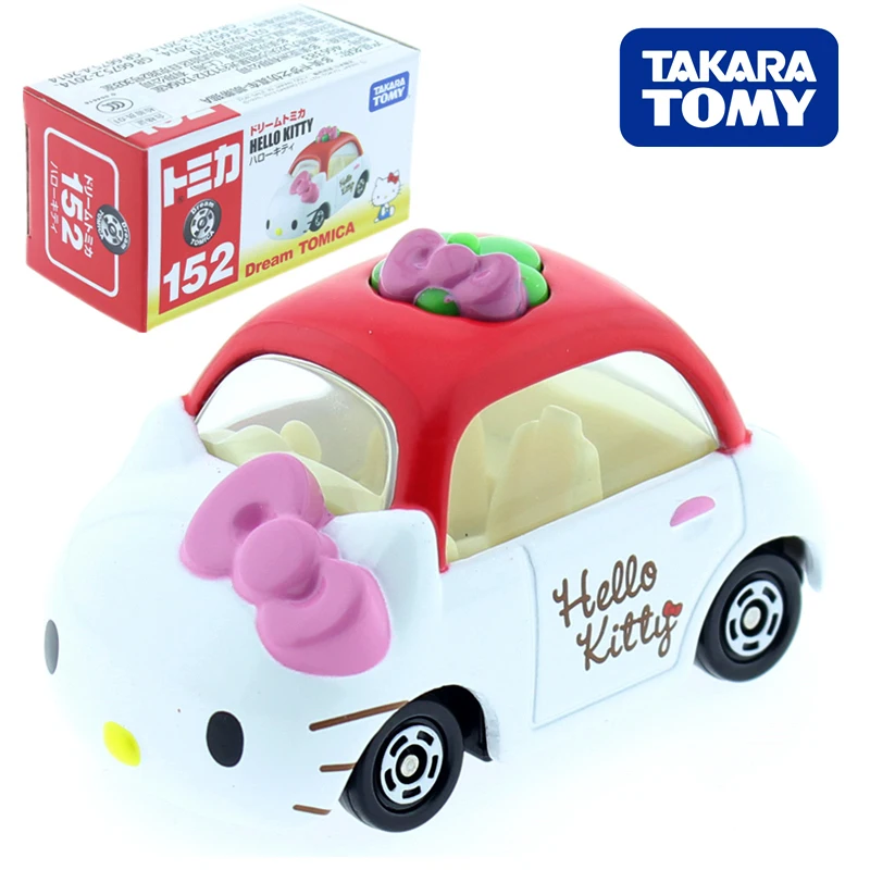 Игрушечный автомобиль DREAM TOMICA № 152 HELLO KITTY TAKARA TOMY литый под давлением