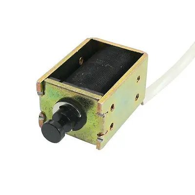 

Linear Motion 2mm 1000gf 5mm 850gf Push Type Electromagnet Solenoid DC18V 21.6W