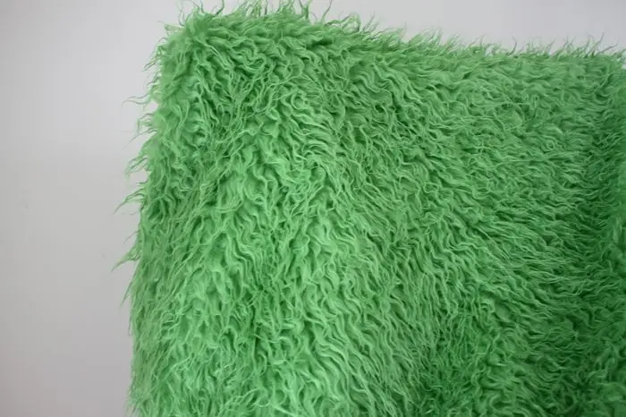 Зеленая монгольская курчавая овечка ткань искусственный мех искусственный жилет меховое пальто детские фотографии реквизит продается двором